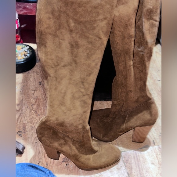 Latigo Jukebox Womens Brown Suede Over Knee Boot Sz 9 3672 * - Picture 5 of 6